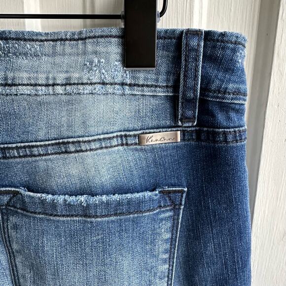 KanCan Medium Wash Destructed Boyfriend Jean NWT - Picture 10 of 12